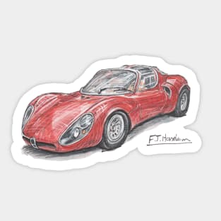 Alfa Romeo Tipo 33 Stradale Sticker